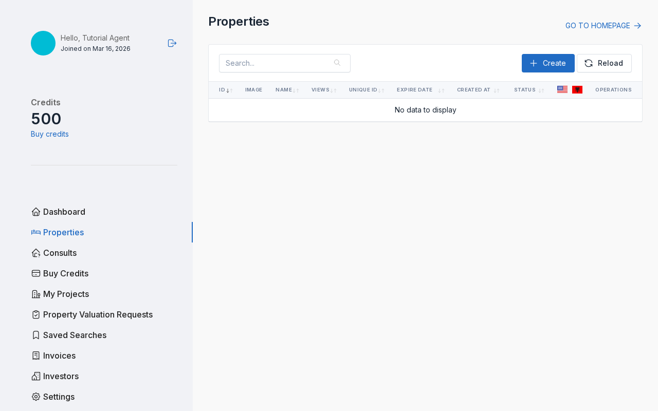Tour of Your Dashboard