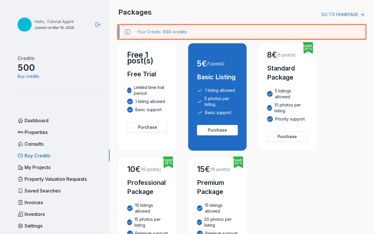 Pricing, Credits & Subscriptions